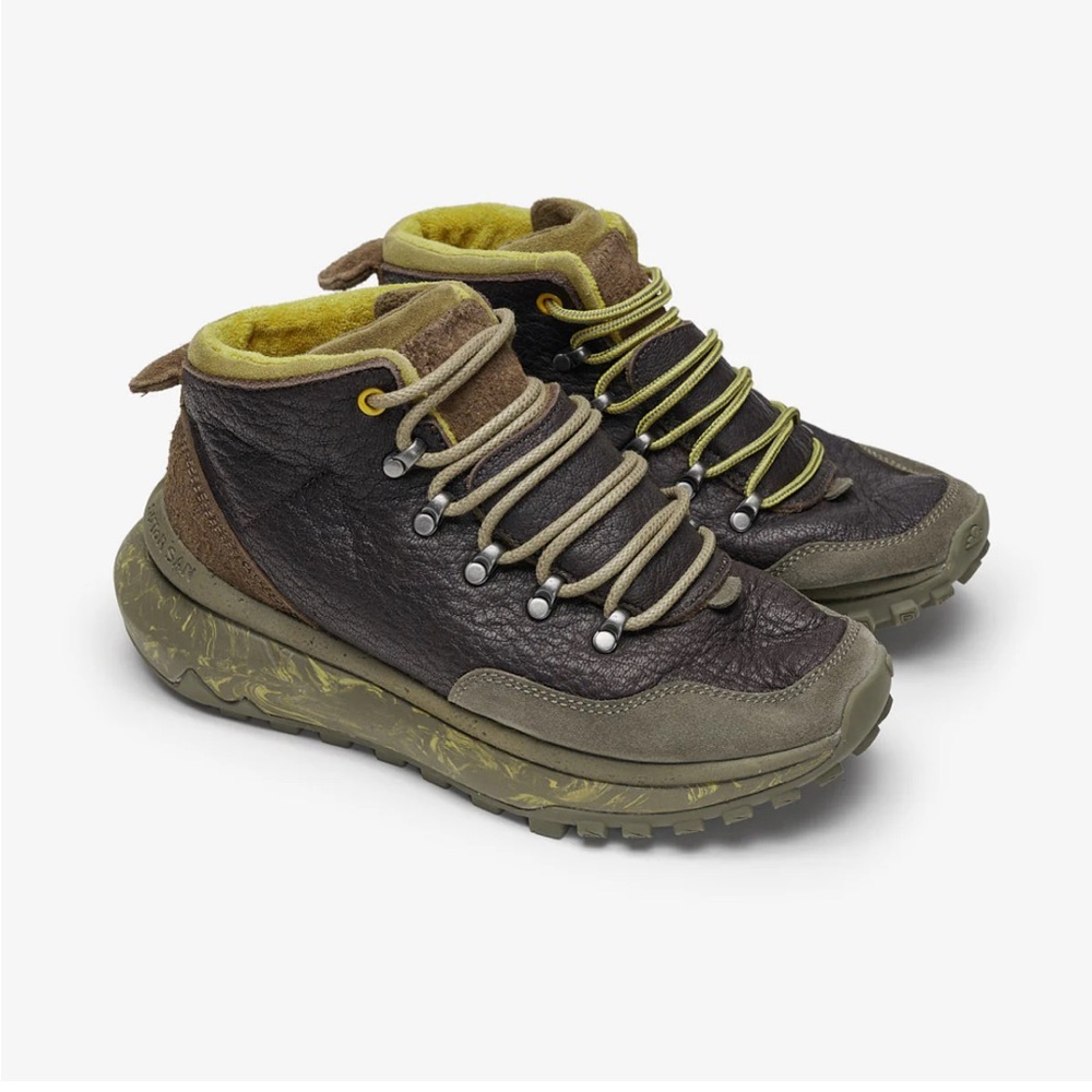 Satorisan : Kiso Metta Premium Dark Peat Sneakers